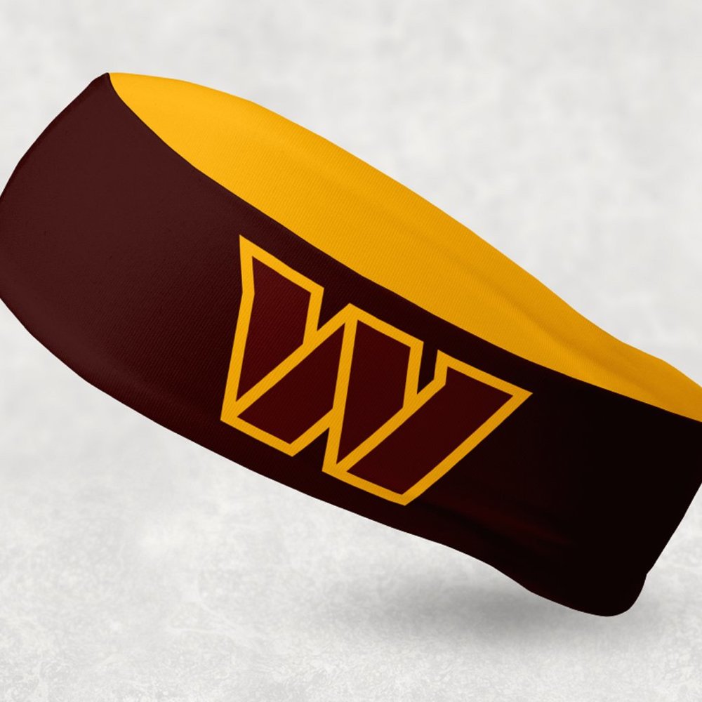 2 Pack - NEW - Reversible Washington Commanders Headband